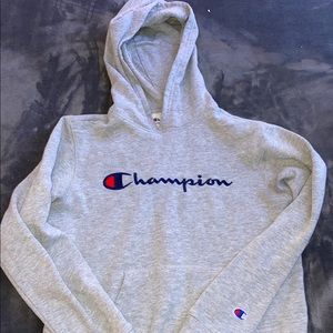 Boys Grey Champion Hoodie!